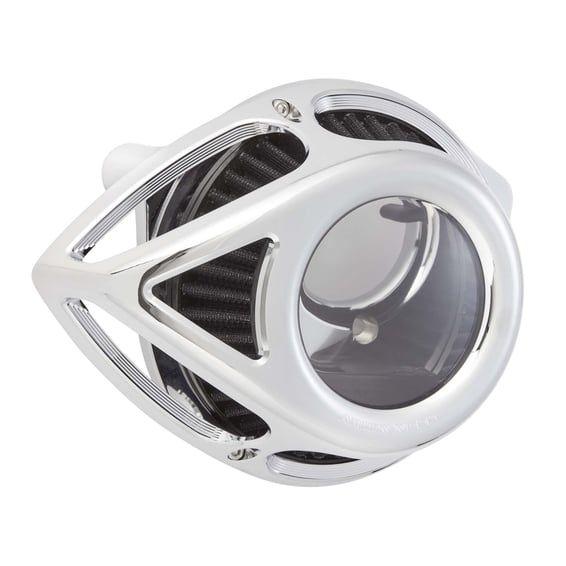 Clear Tear air cleaner assembly. Chrome