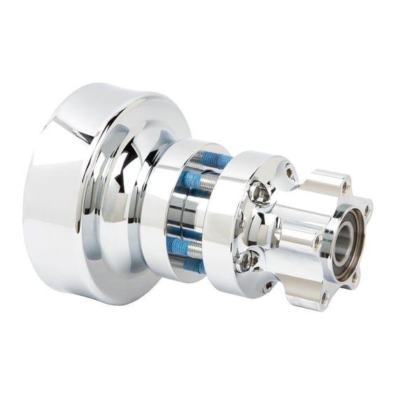 Wheel hub rear chrome
