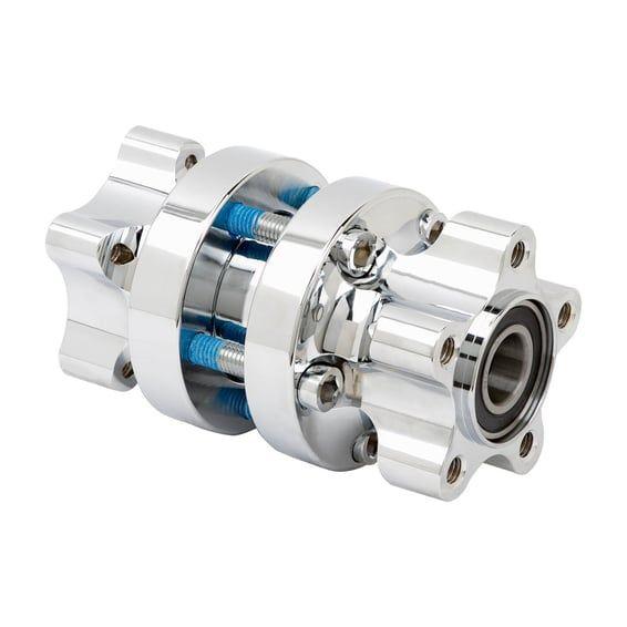 Wheel hub rear chrome