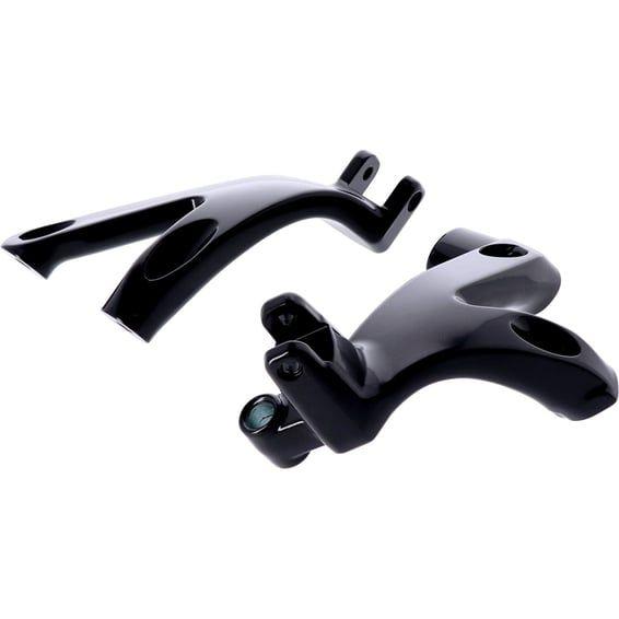M8 Softail floorboard to foot peg conversion bracket set