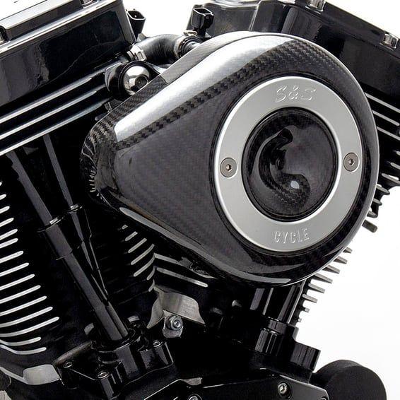 Stealth, carbon teardrop air cleaner kit