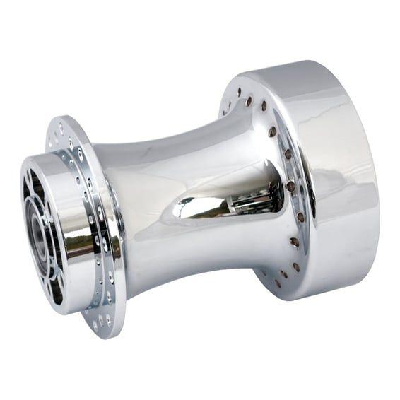 Rear wheel hub. Chrome