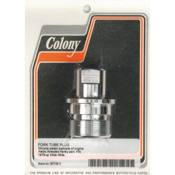 41mm fork tube plug. Chrome