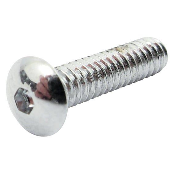 4/40 x 1/2 inch buttonhead bolt chr.
