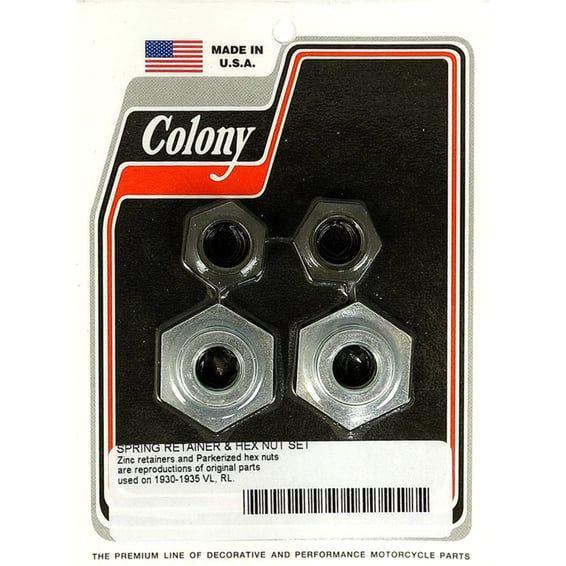 springer retainers & hex nut set