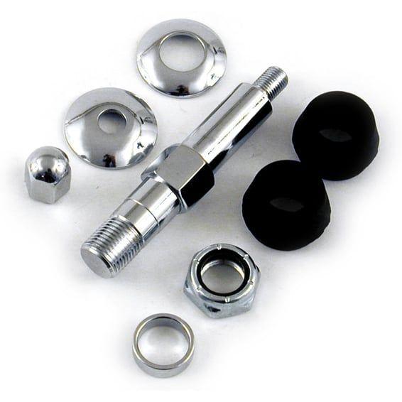 Lower shock stud kit chrome