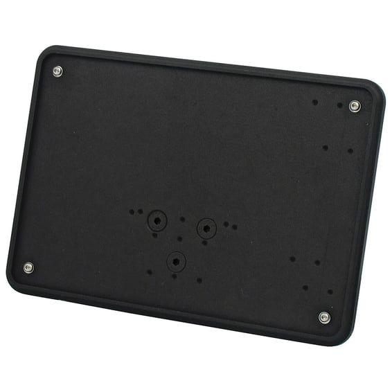 license plate bracket 25 degree. Belgium. Black