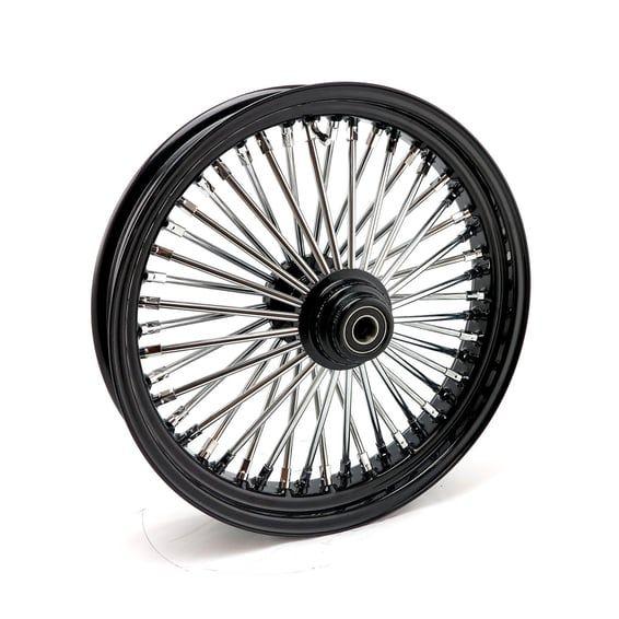 radial 48 fat spoke front wheel 3.50 x 18 SF black