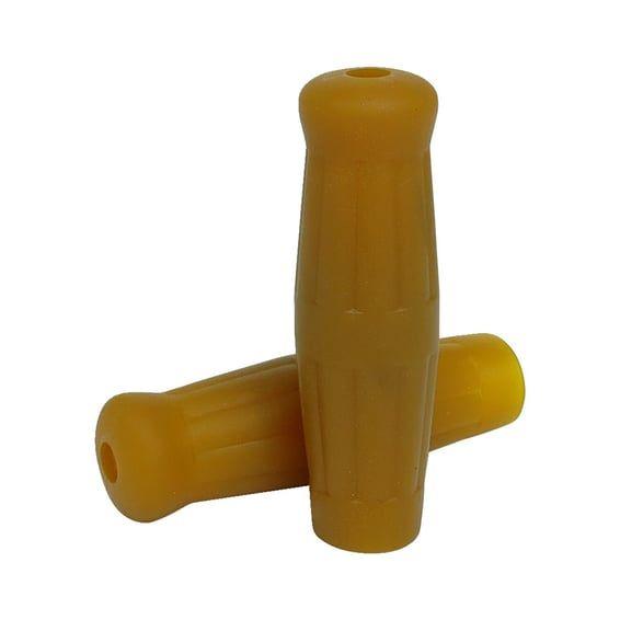 Vintage style 7/8" grips candy brown