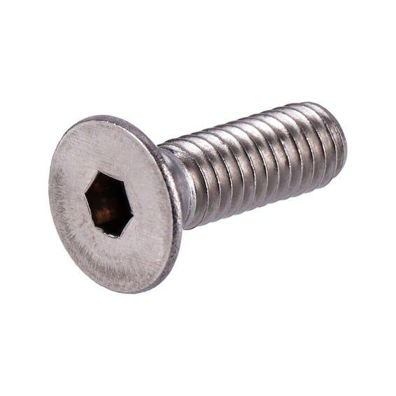 1/4-28 x 3/4 inch flathead allen bolt ss