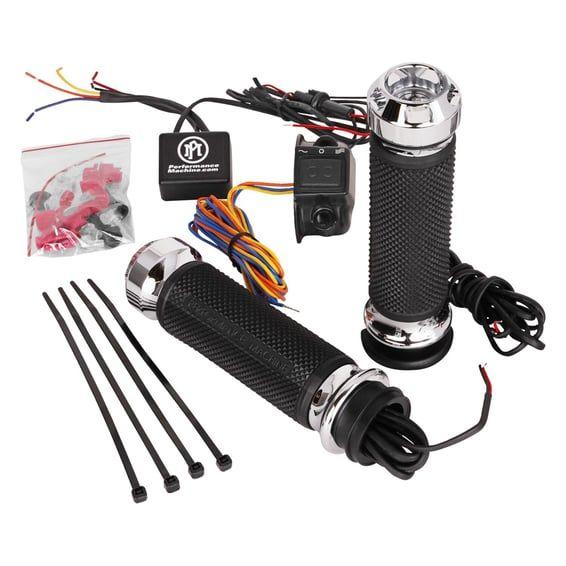 PM, Apex heated grips. Chrome
