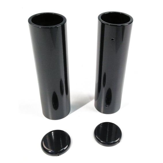 4-piece fork tube cover kit, gloss black