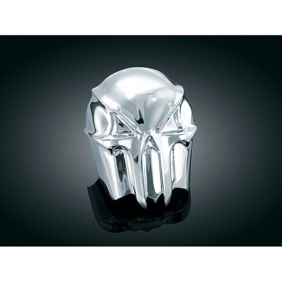 Skull horn cover. Chrome