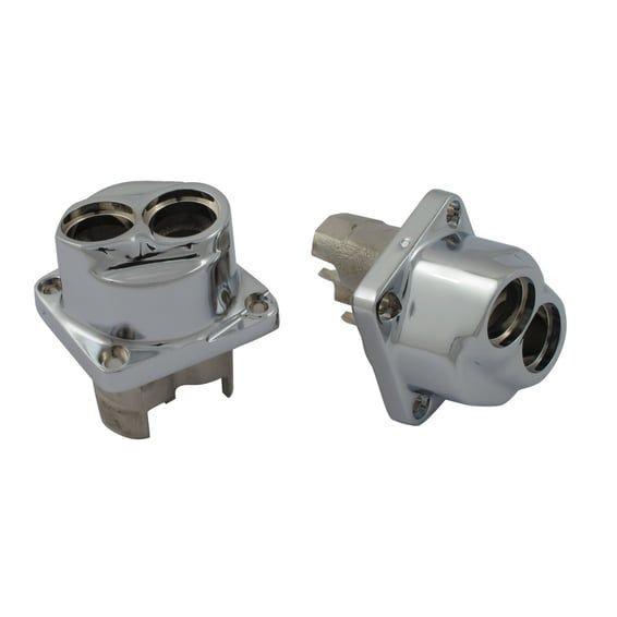 84-99 tappet block set front/rear. Chrome