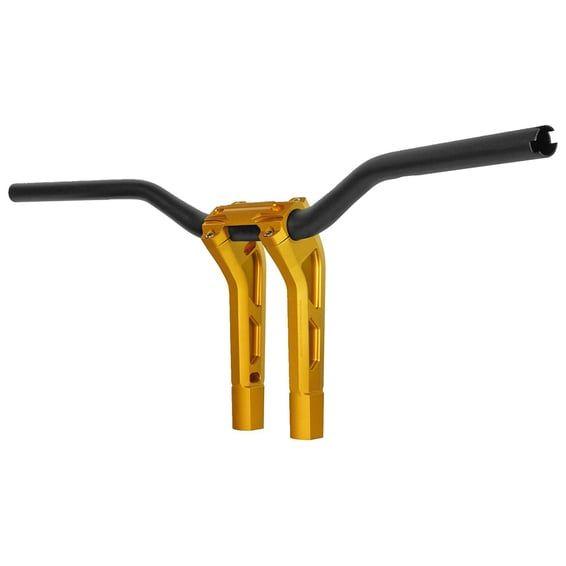 PM, 1-1/4" Phatbar & 12" riser kit. Gold Ops