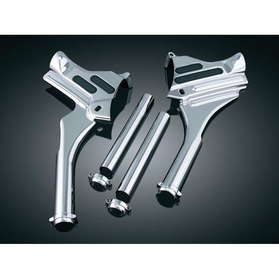 Touring deluxe frame neck cover. Chrome