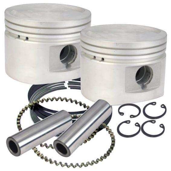 3-1/2" replacement cast piston kit. Std