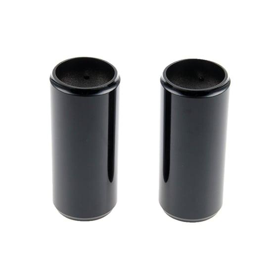 2-piece upper fork cover kit. Gloss black