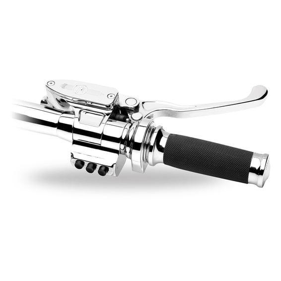 PM, Contour hydr. brake master cylinder 11/16" bore. Chrome