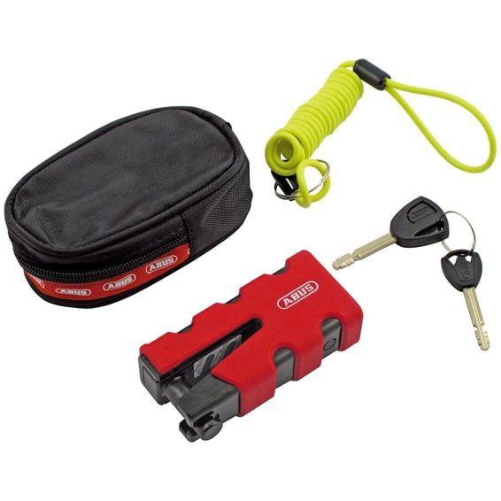 77 Granit Sledg 'Grip style' disc brake lock. Red