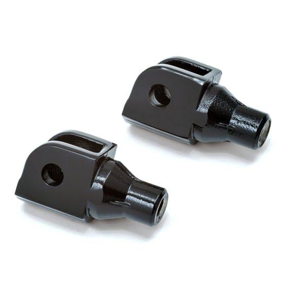 Footpeg adapter tapered gloss black
