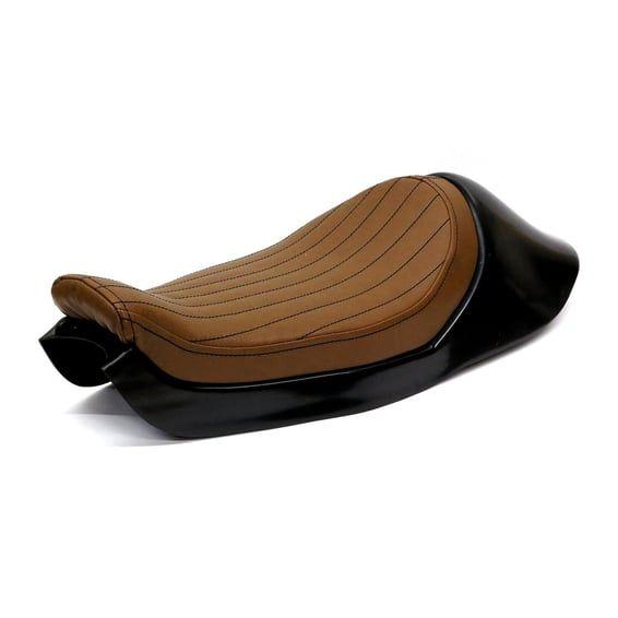 Sportster Cafe Racer seat. Dark brown