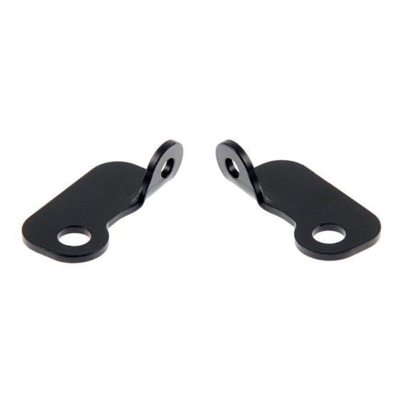 turn signal bracket set. Front. Black