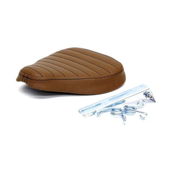Classic bobber solo seat. Small. Dark brown
