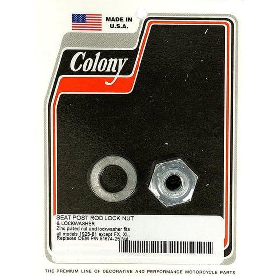 seat post rod lock nut kit. Zinc