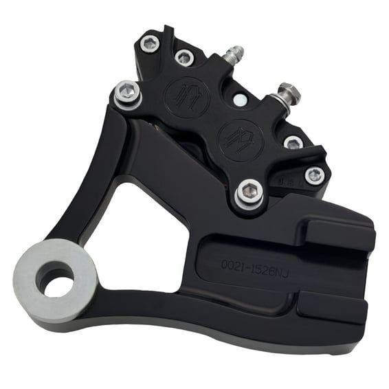 PM, Rear 4-p caliper bracket, 11.5". Black