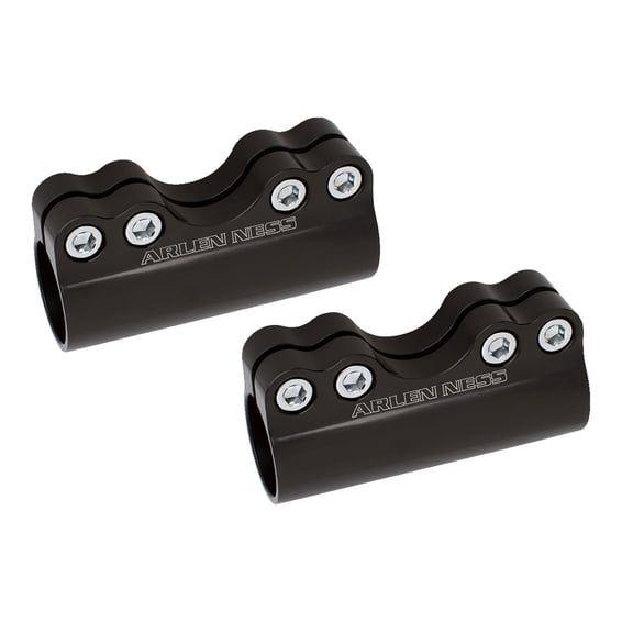 Molular billet handlebar clamp black 1"