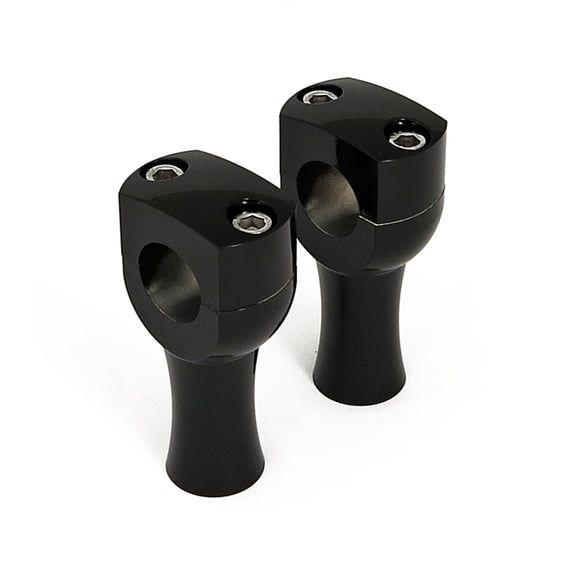 Dighton 3" domed risers. Black