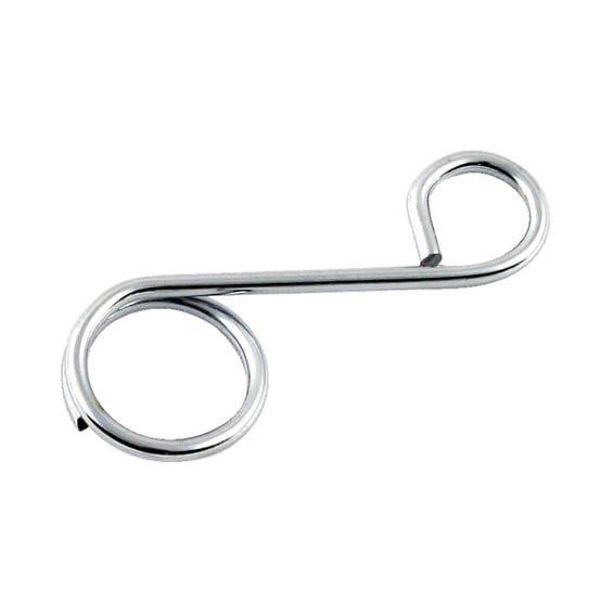 Fuel & oil hose guide wire. Chrome