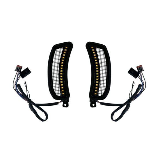 ST Fairing Vent Lights. Black