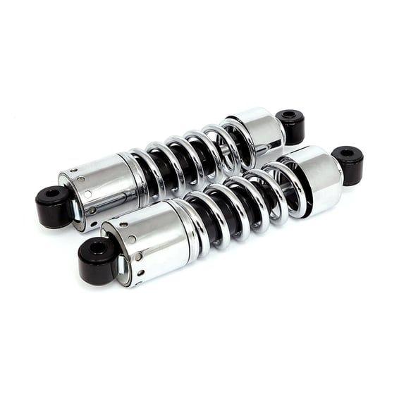 Shock absorbers 11", without cover. Chrome