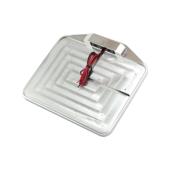 license plate holder only w/LED PlateLight FR. Polished