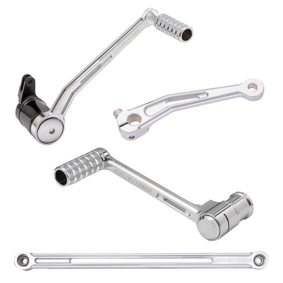 Speedliner solo shift foot control kit. Chrome