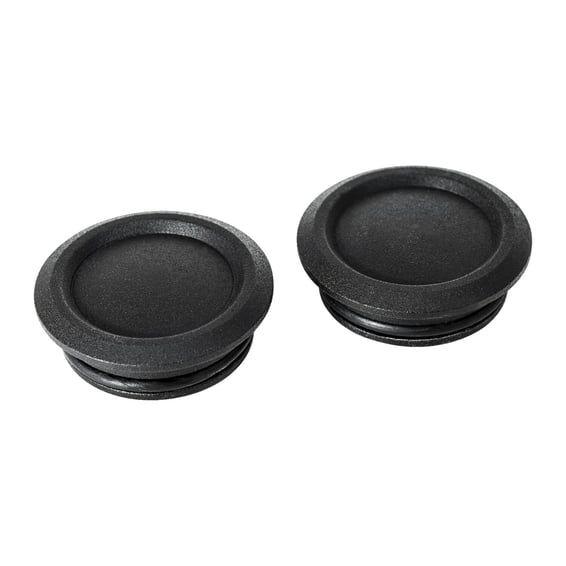 Sportster S swingarm axle cover set. Black