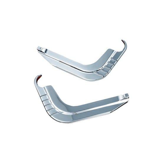 Trike rear bumper accents. Chrome