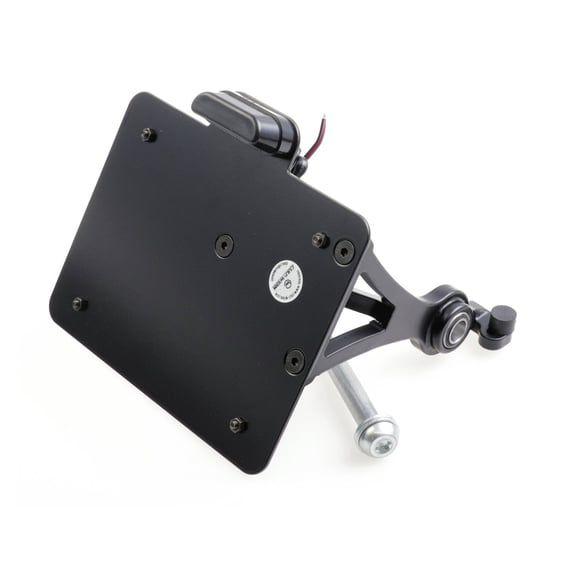 side mount license plate bracket, black. Switzerl
