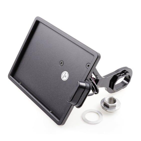 side mount license plate bracket. Black. Austria