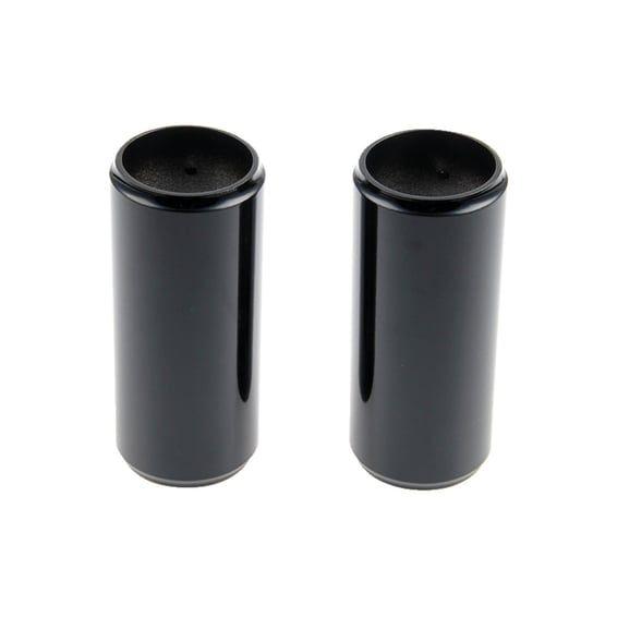 2-piece upper fork cover kit. Gloss black