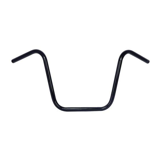 Apehanger handlebar, 14" rise, 1" black