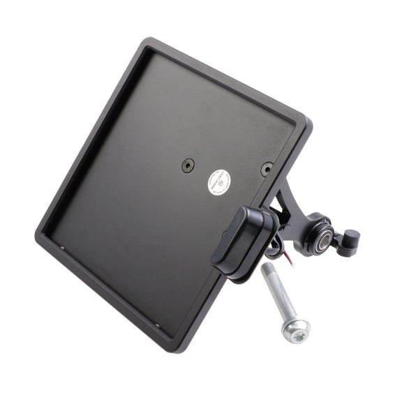 side mount license plate bracket, black. Germany