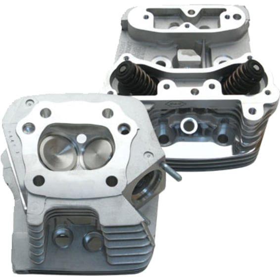 SuperStock Evo cyl. head kit. Polished