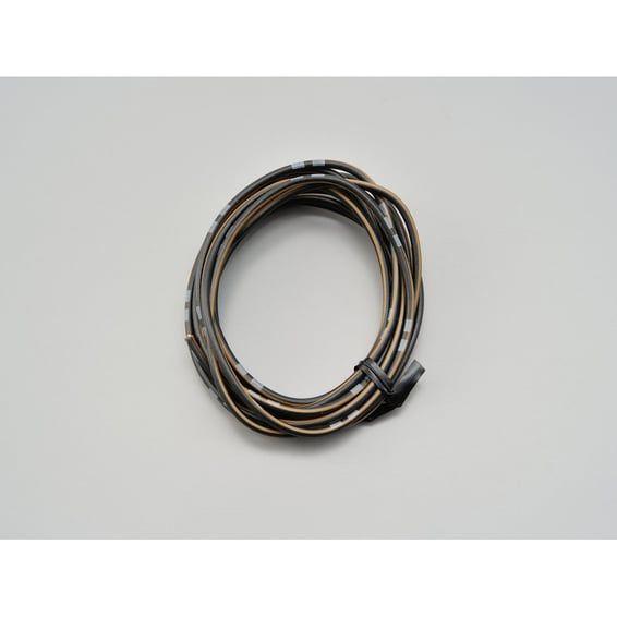 Electrical wire. 2 meter 0.75sq. Black/brown