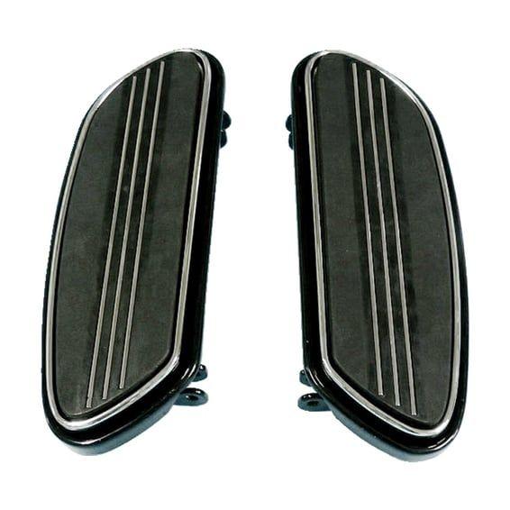 Runway rider floorboards, std. length. Black