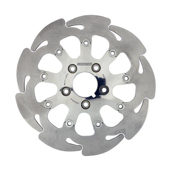 floating 9-spoke Wave brake rotor 11.5", front right