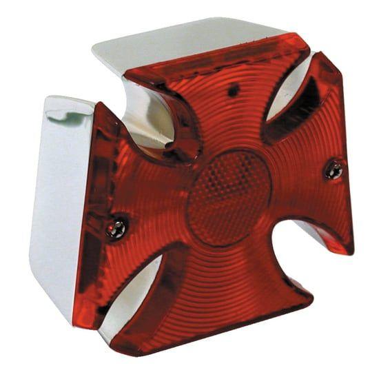Replacement lens, maltese cross taillight