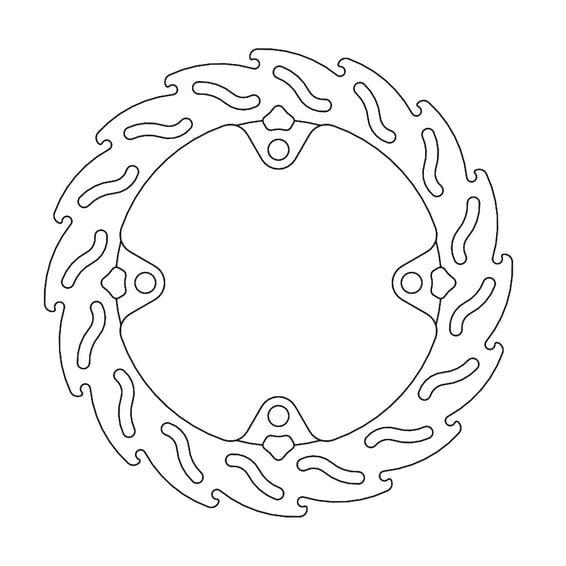 Flame series brake rotor